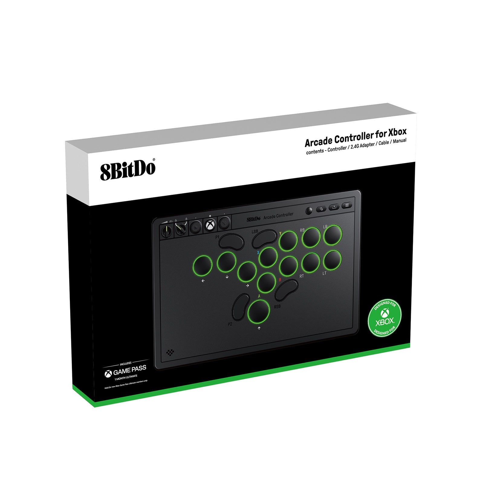 8Bitdo Arcade Controller for Xbox Series X/S, Xbox One and Wi