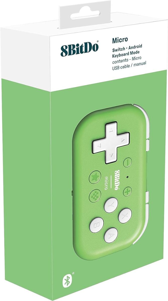 8bitdo Mini - manette bluetooth verte pour Nintendo Switch & Raspberry Pi - Manettes - 8Bitdo - Shop Just for Games