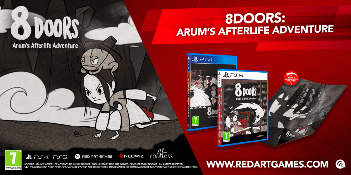 8Doors Arum's Afterlife Adventure PS4 - Jeux Vidéo Physique - Red Art Games - Shop Just for Games