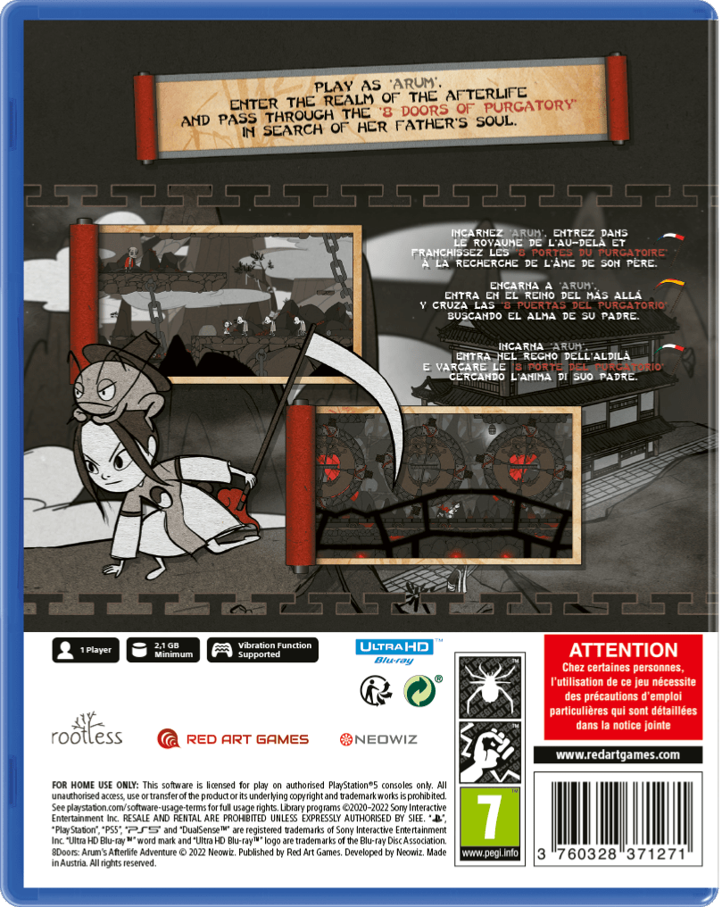 8Doors Arum's Afterlife Adventure PS5 - Jeux Vidéo Physique - Red Art Games - Shop Just for Games