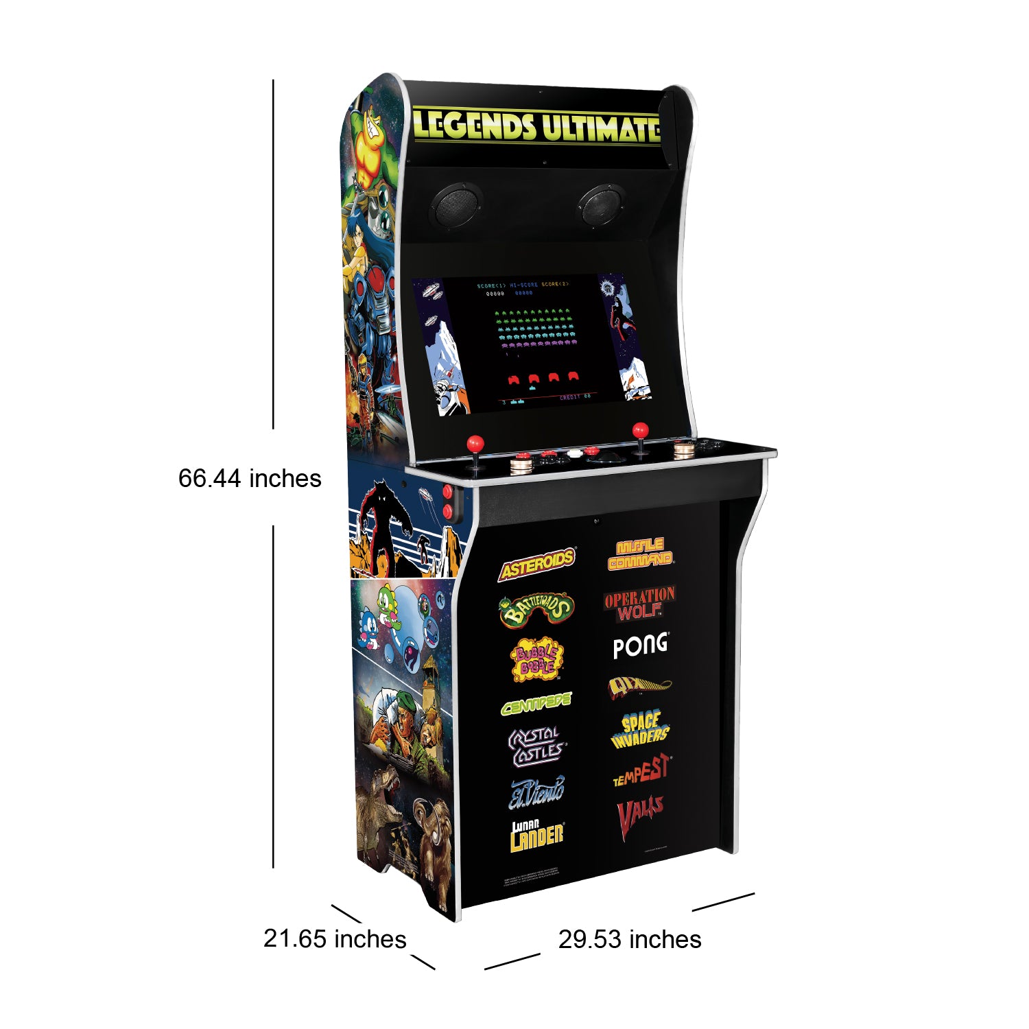 Borne d'Arcade Legends Ultimate 300 Jeux - Nouvelle version HA8802C - Borne arcade - AtGames - Shop Just for Games