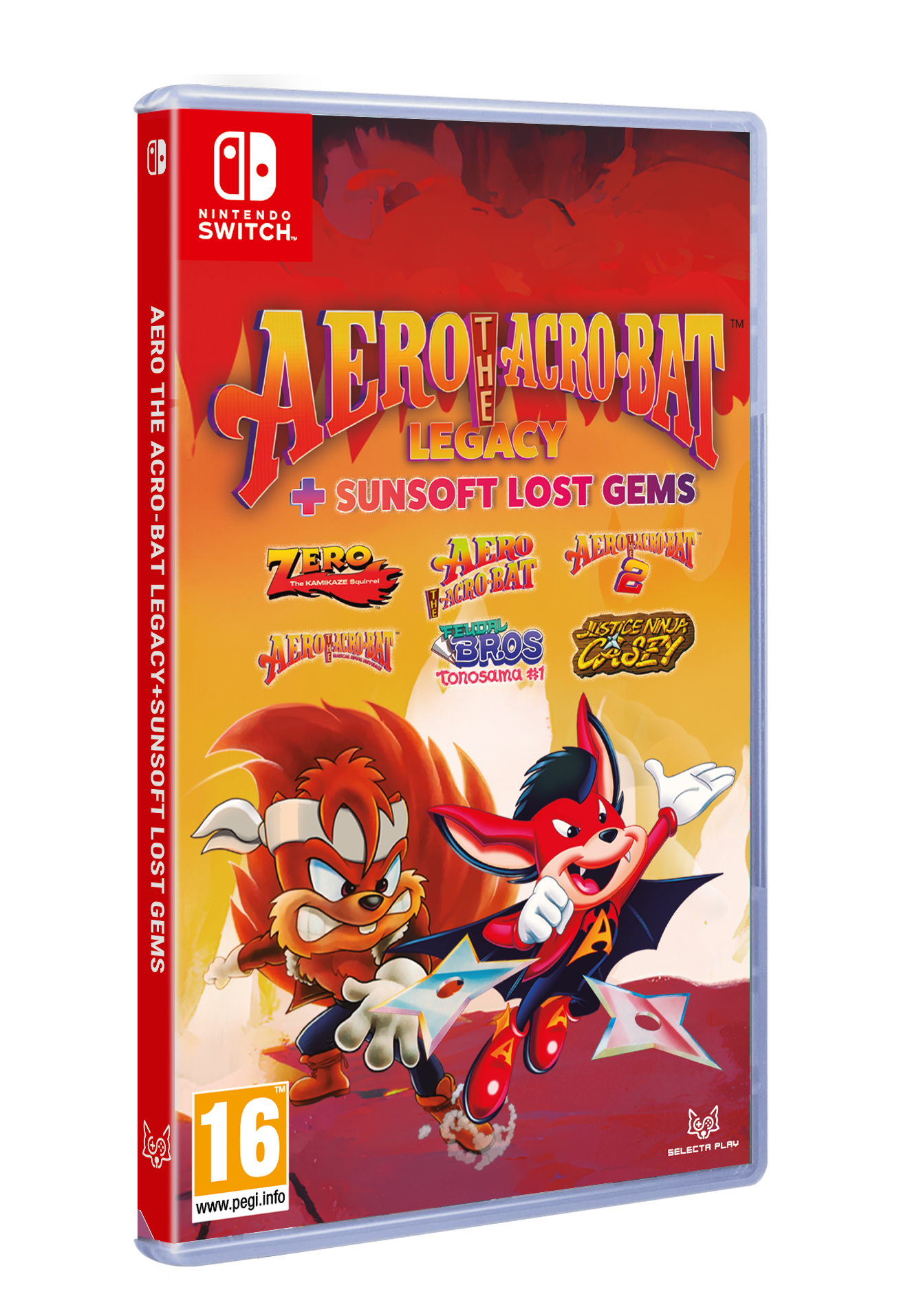 Aero The Acro-Bat Legacy + Sunsoft Lost Gems Nintendo Switch