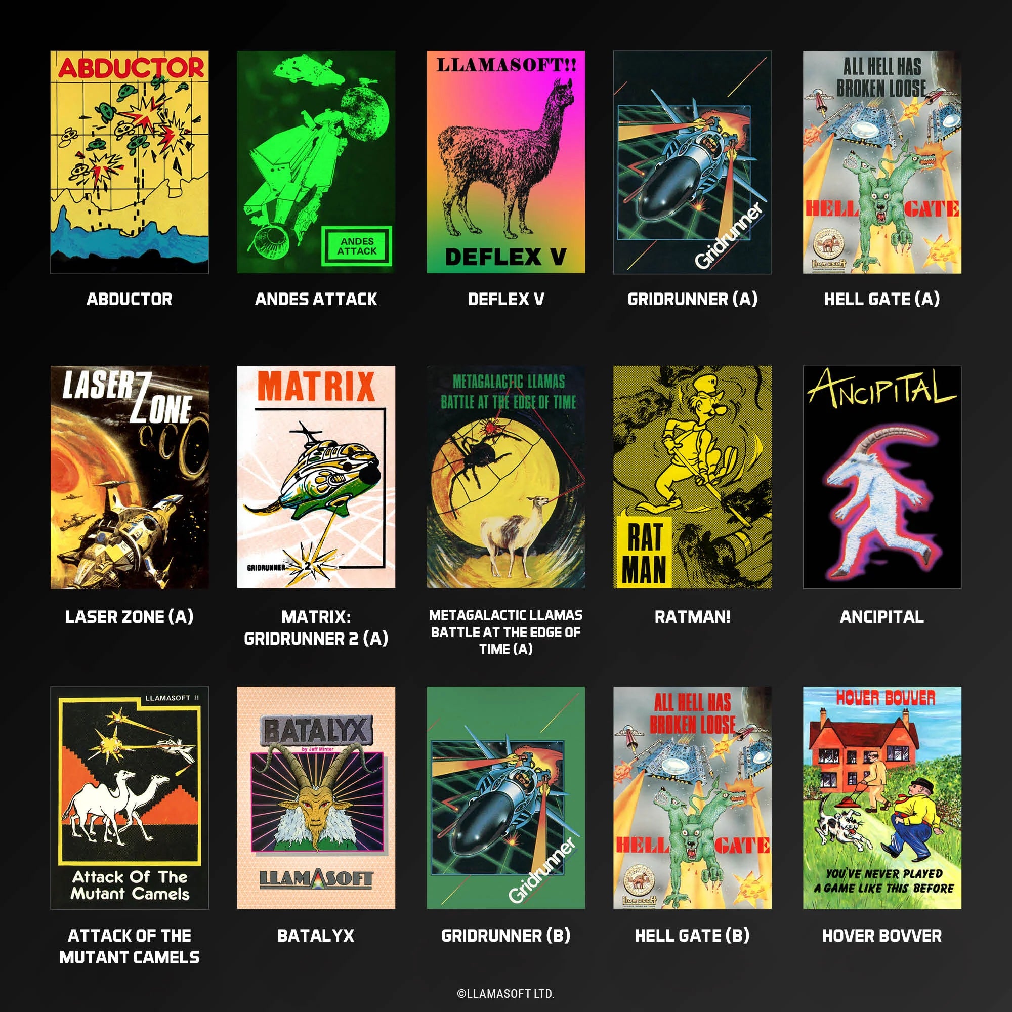 Blaze Evercade - The Llamasoft Collection - Cartouche n°10 "Home Computers"