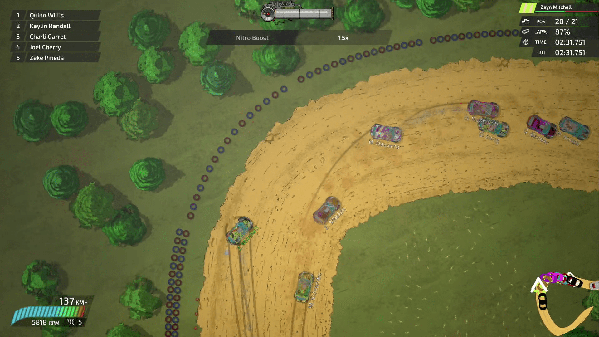 Bloody Rally Show Playstation 4 - Jeux Vidéo Physique - Red Art Games - Shop Just for Games