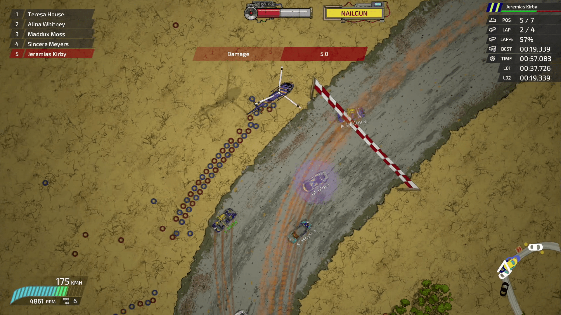 Bloody Rally Show Playstation 4 - Jeux Vidéo Physique - Red Art Games - Shop Just for Games