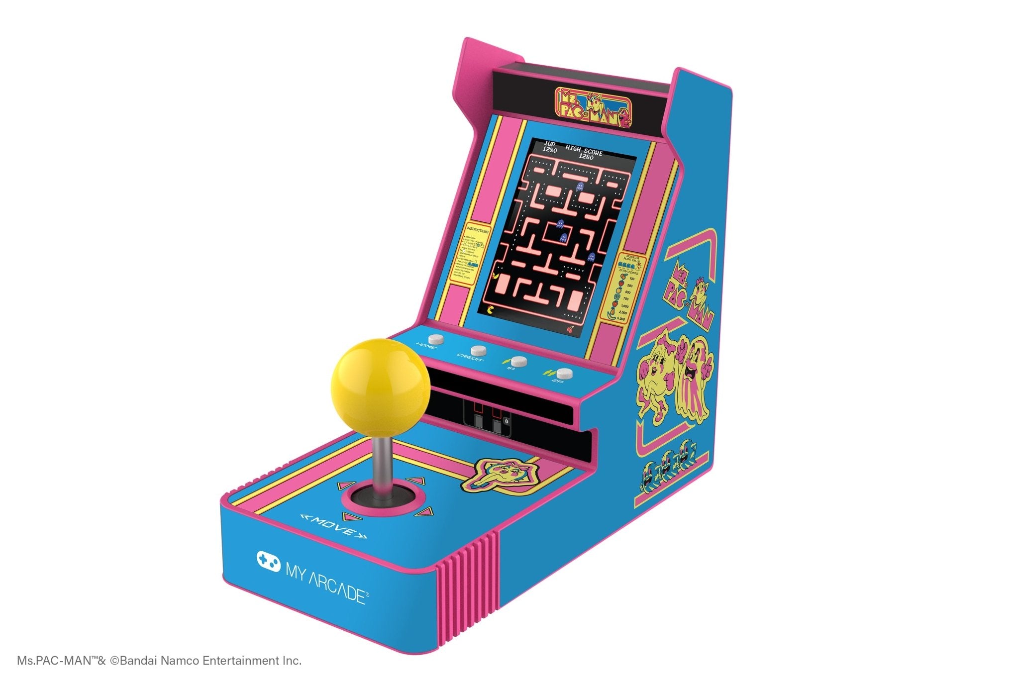 My Arcade - Joystick Player Portable Ms. Pac - Man - Console portable - My Arcade - Shop Just for Games
