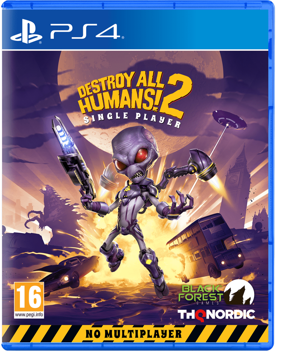 Destroy All Humans 2 Single Player PS4 - Jeux Vidéo Physique - THQ NORDIC GAMES - Shop Just for Games