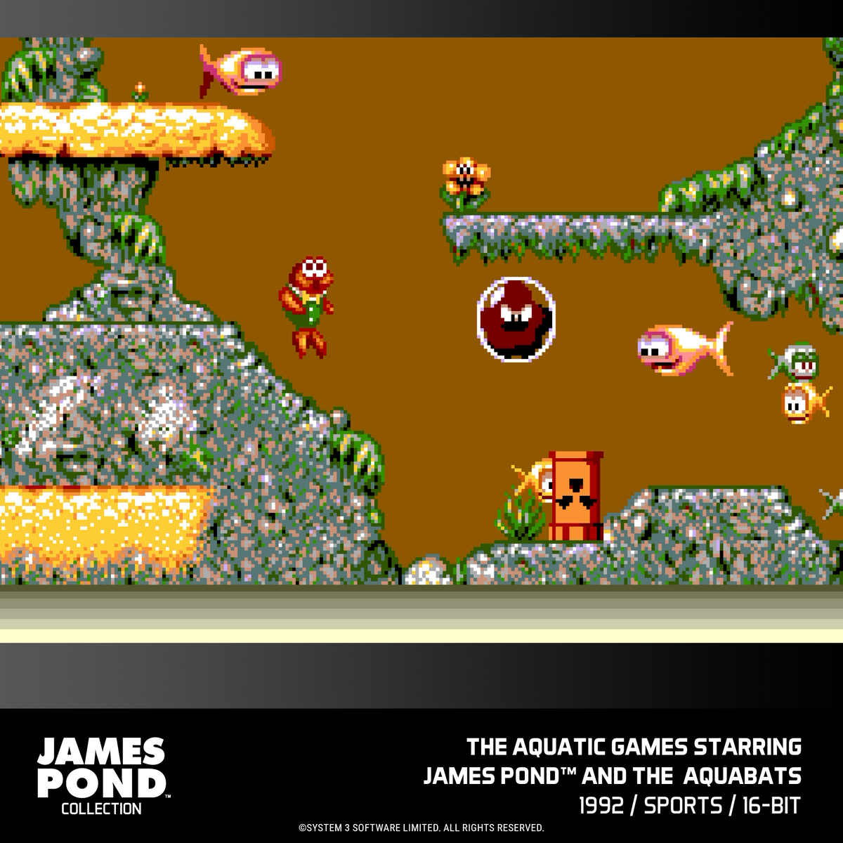Blaze Evercade - James Pond Collection - Cartouche n°54