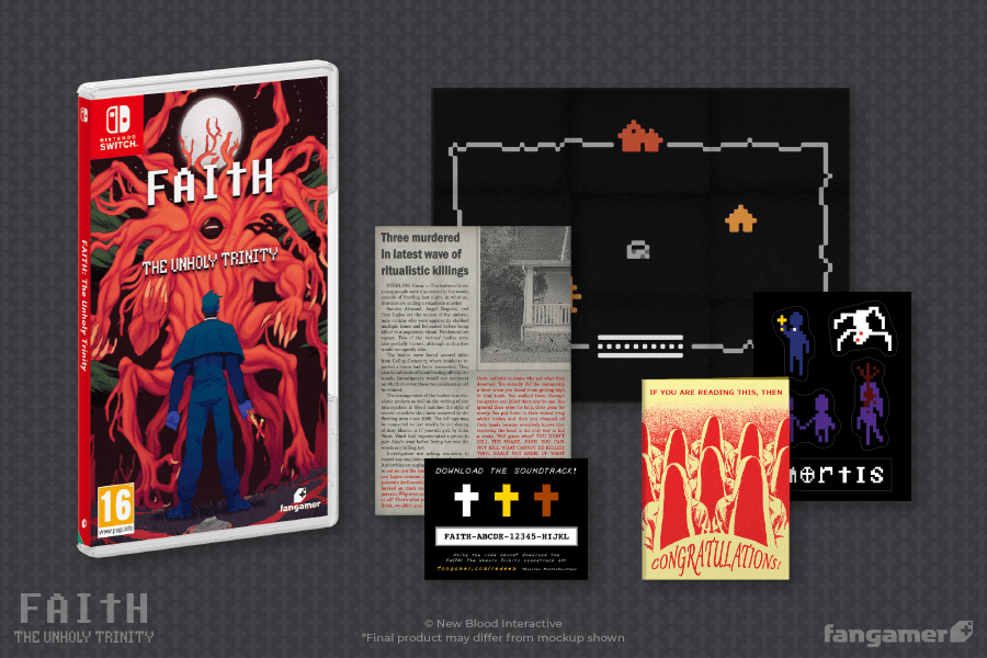 Faith The Unholy Trinity Nintendo Switch Import EU - Boîte en Anglais - Jeux Vidéo Physique - FANGAMER - Shop Just for Games