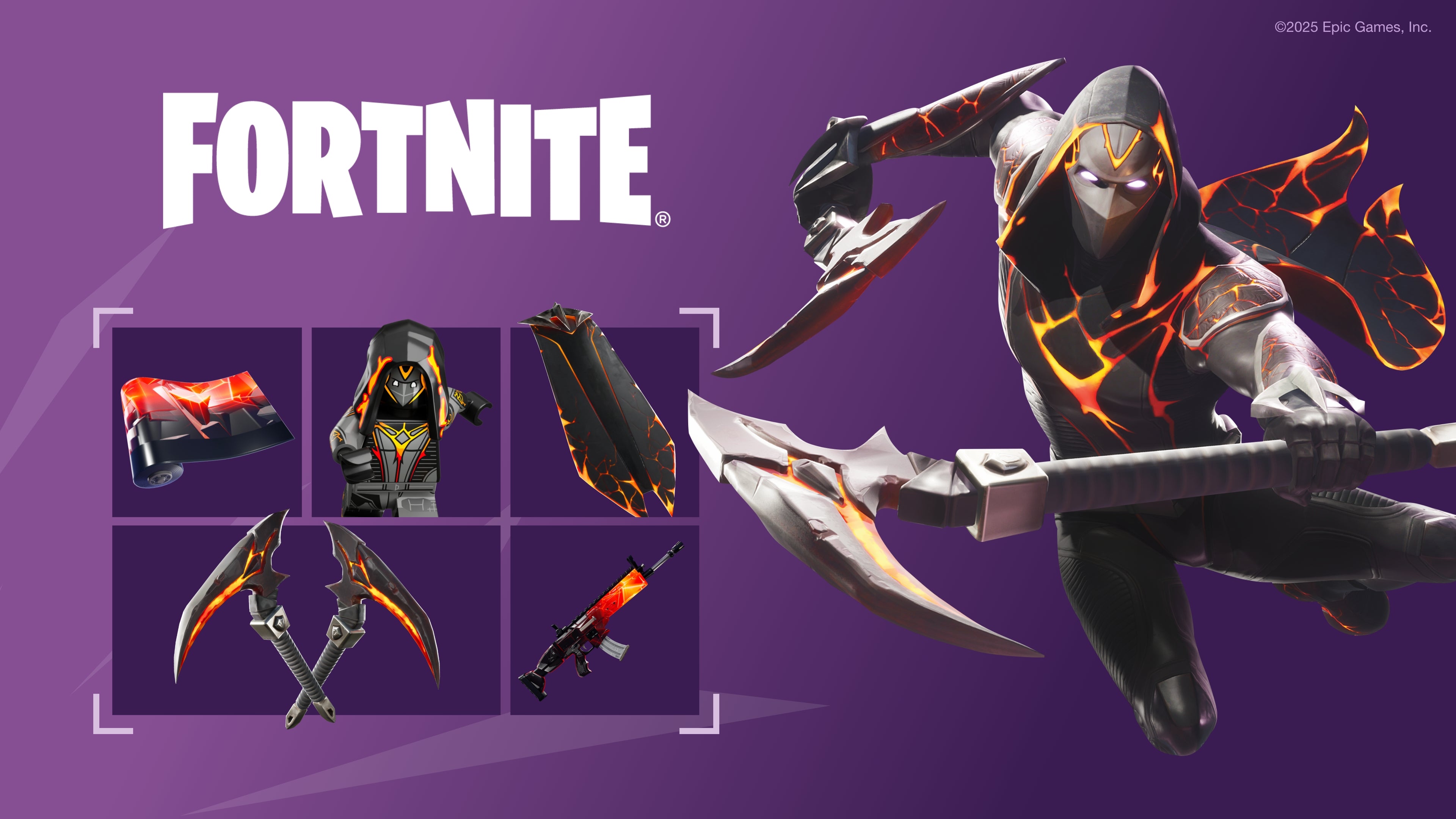 FORTNITE Pack Feu & Glace Obscurs Nintendo Switch - 1000 V-Bucks inclus !