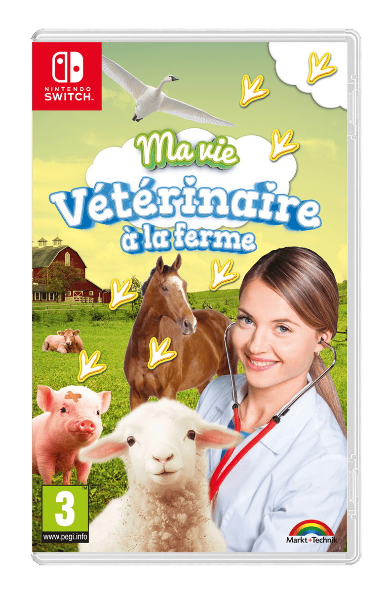 Ma Vie Vétérinaire à la Ferme Nintendo Switch - Jeux Vidéo Physique - MINDSCAPE - Shop Just for Games