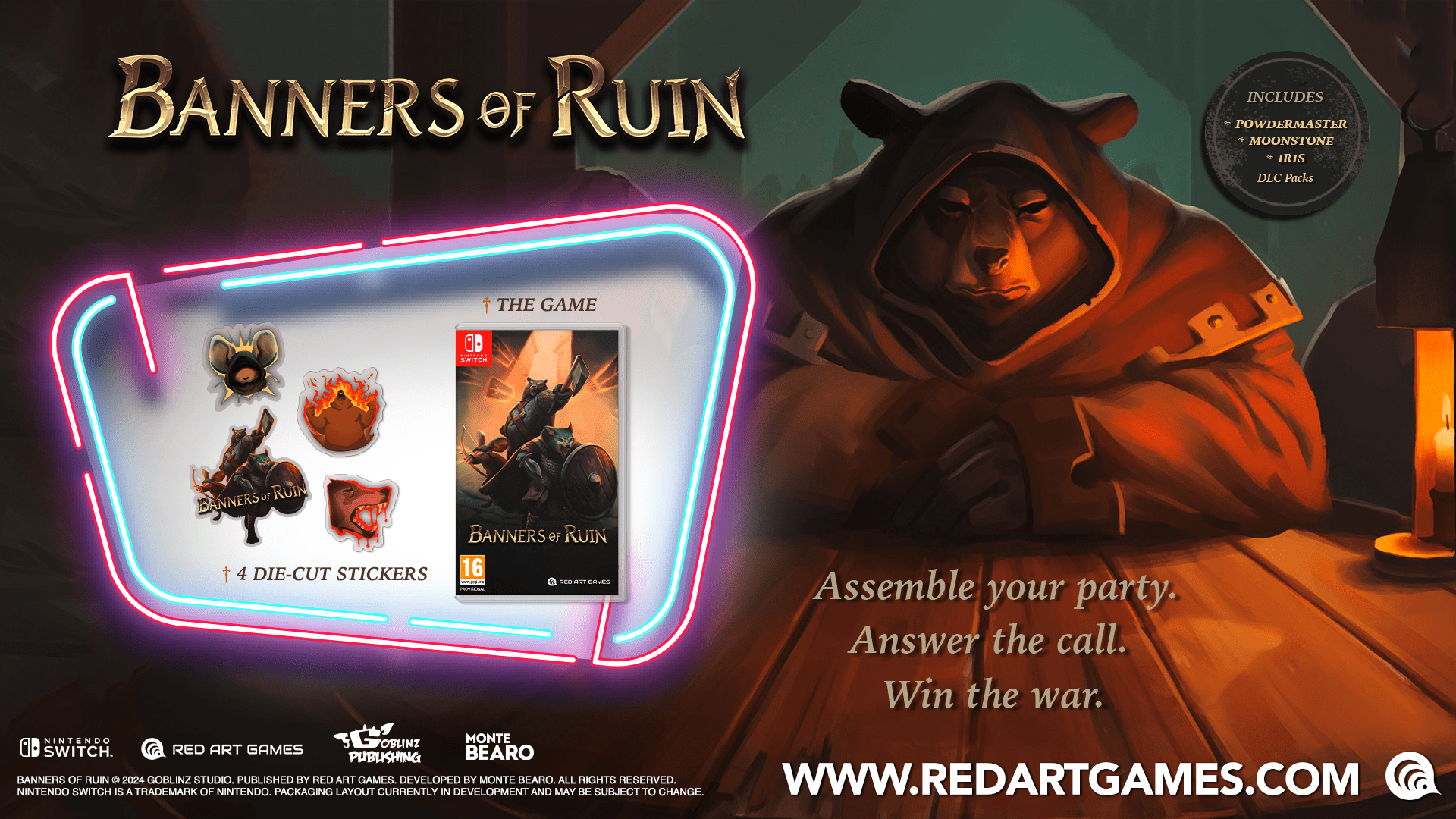 Banners of Ruin Nintendo Switch - Jeux Vidéo Physique - Red Art Games - Shop Just for Games