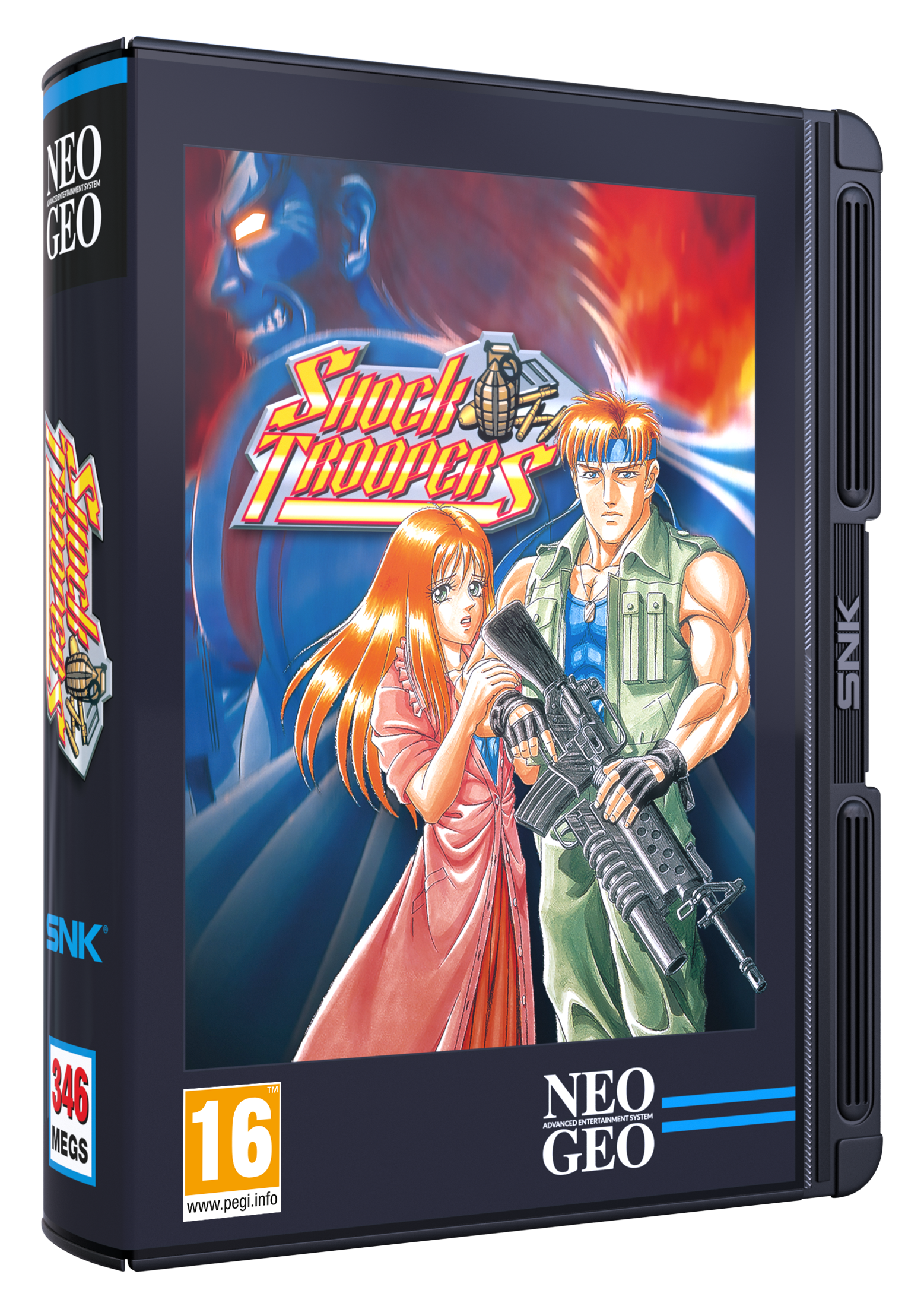 NEO GEO AES+ Cartouche de Jeu Shock Troopers