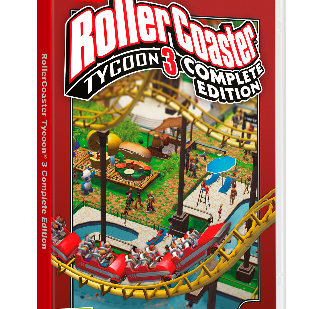 Rollercoaster Tycoon 3 + Extensions Sauvage Et Délires Aquatiques - PC Français - Bon état