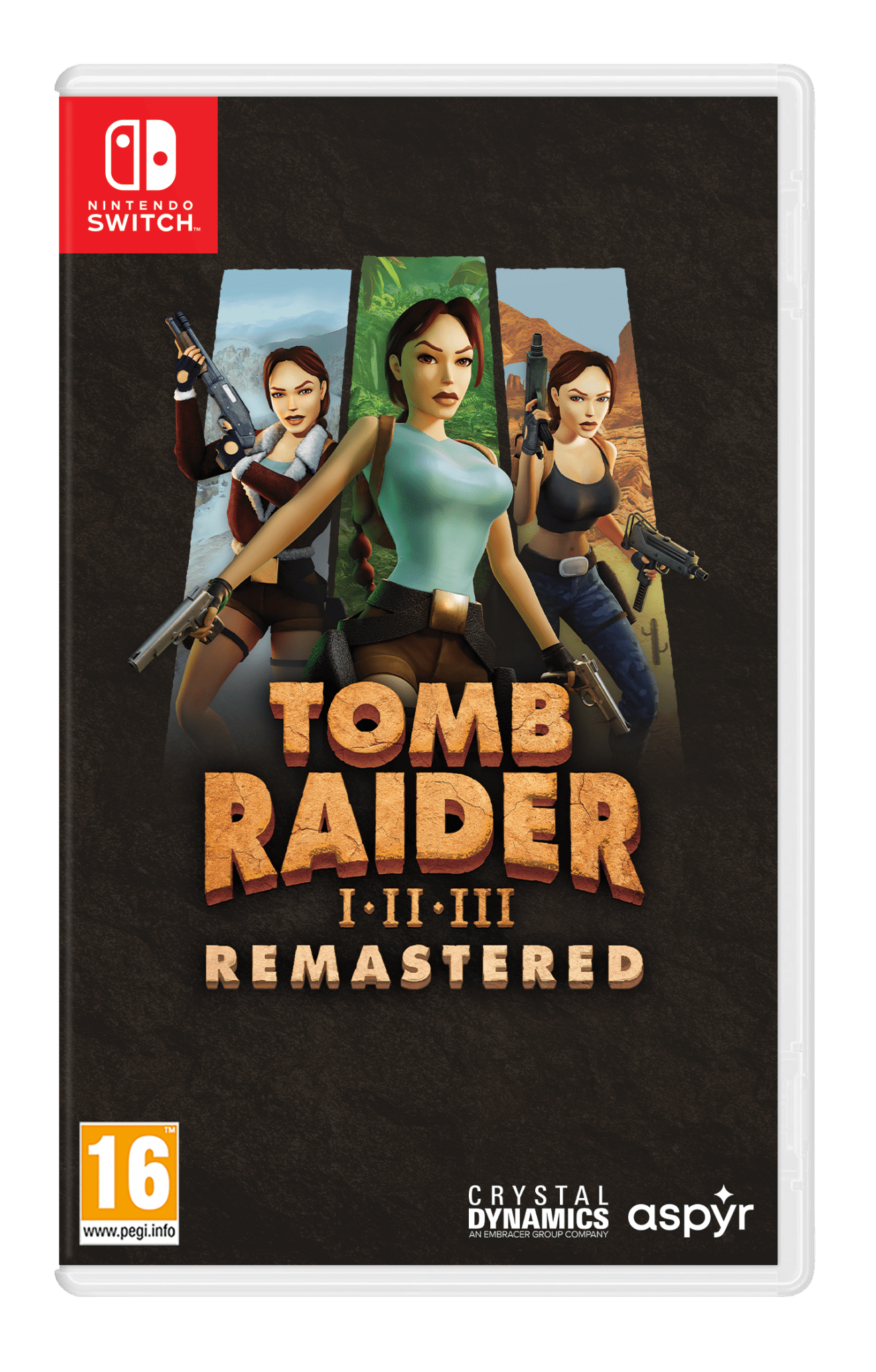 Tomb Raider I - III Remastered Starring Lara Croft SWITCH - Jeux Vidéo Physique - Aspyr - Shop Just for Games
