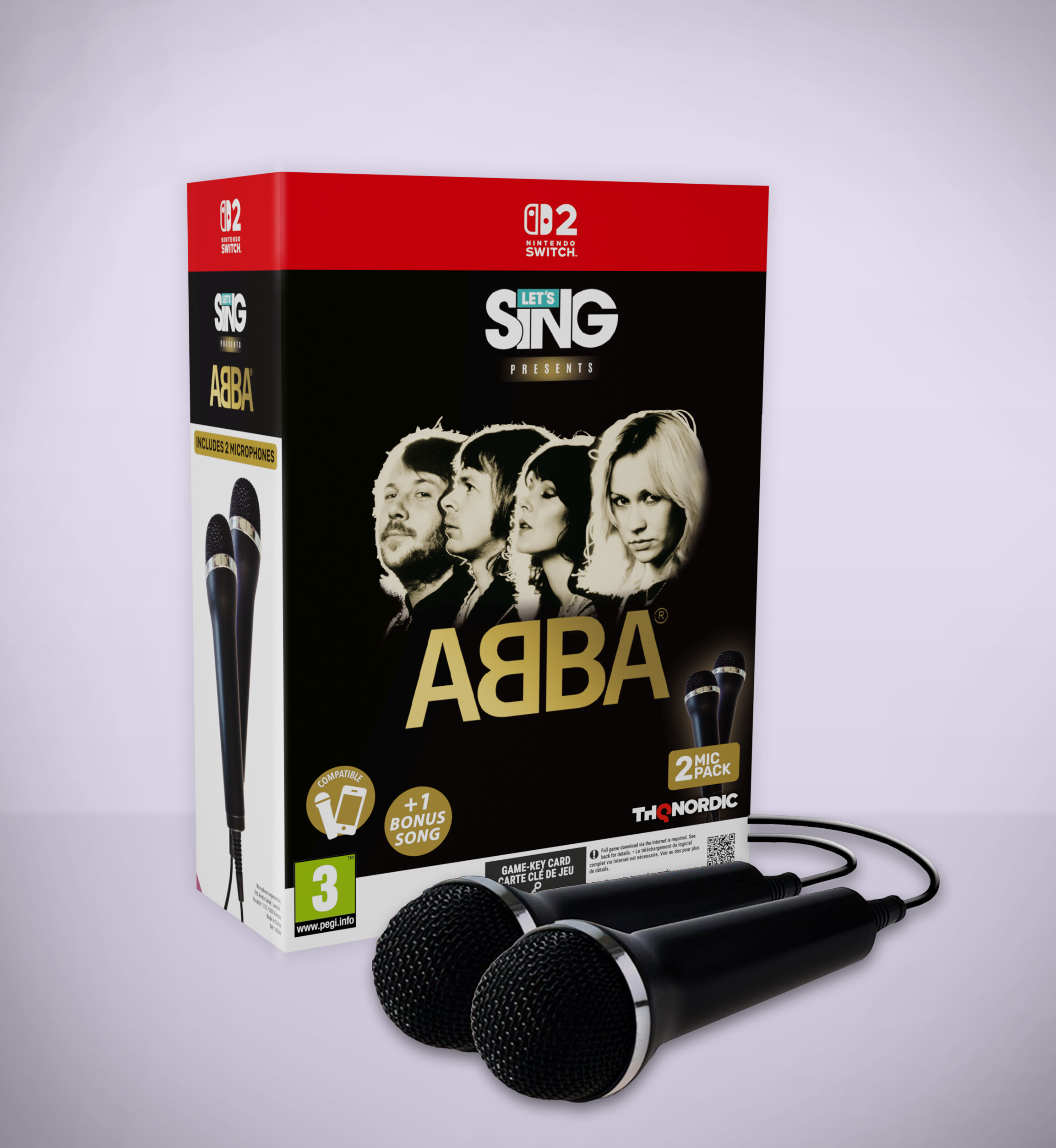 Let's Sing ABBA (bundle jeu + 2 micros) Switch 2