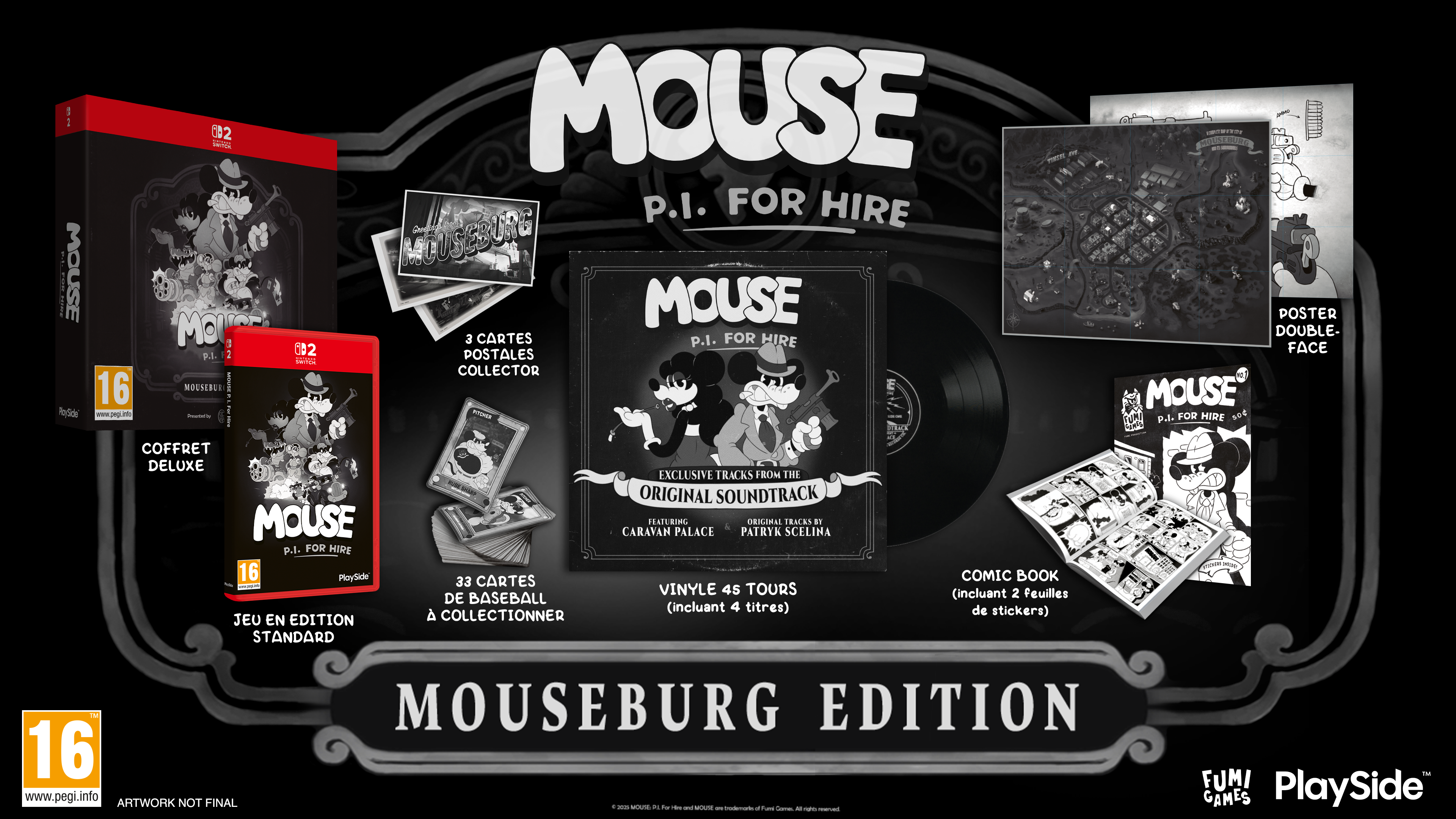 Mouse P.I. for Hire Mouseburg Edition Switch 2