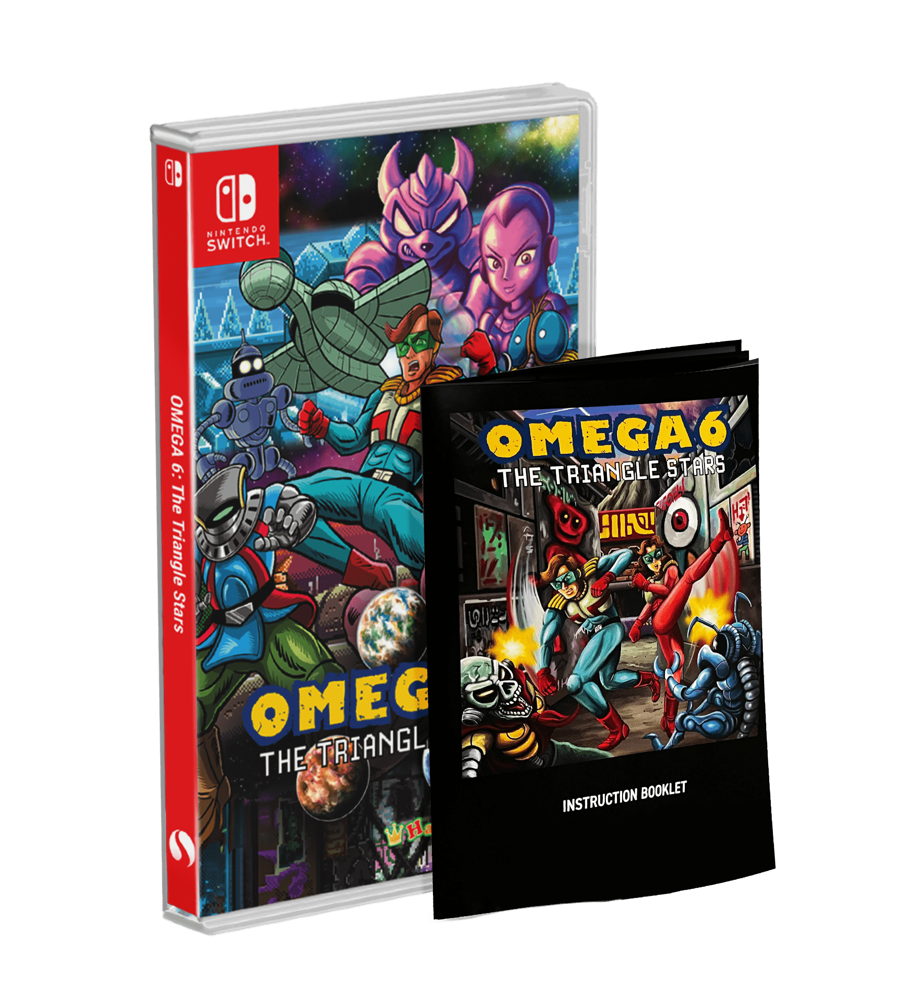 OMEGA 6 The Triangle Stars Nintendo Switch - Jeux Vidéo Physique - Clear River Games - Shop Just for Games