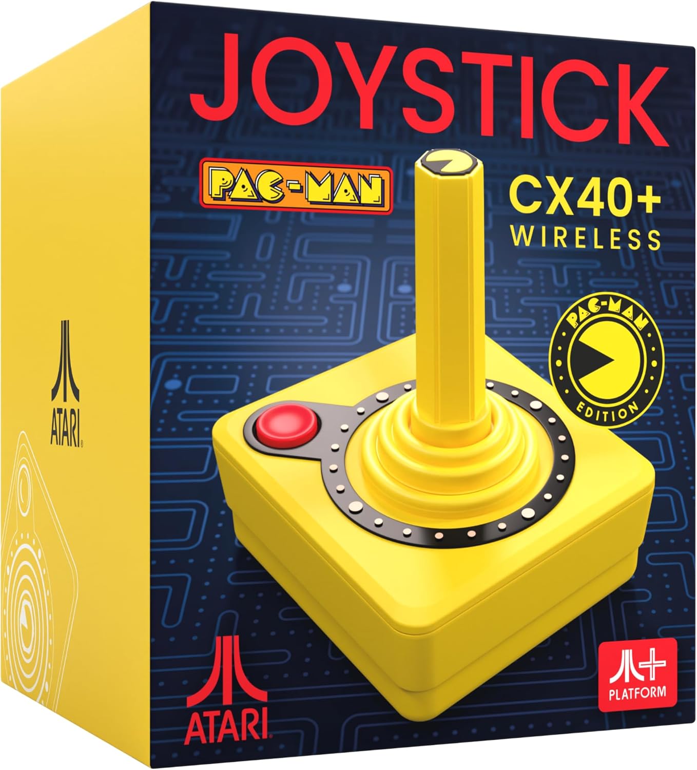 Pac-Man CX-40+ Joystick sans fil - Jaune