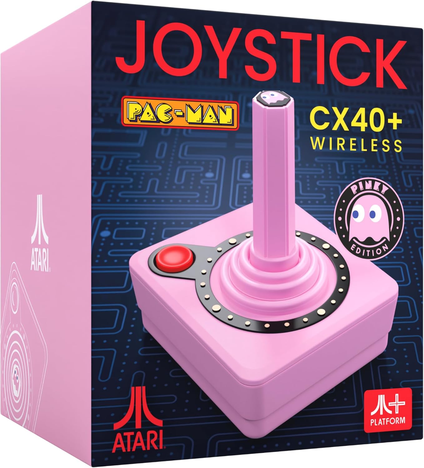 Pac-Man CX-40+ Joystick sans fil - Rose Pinky