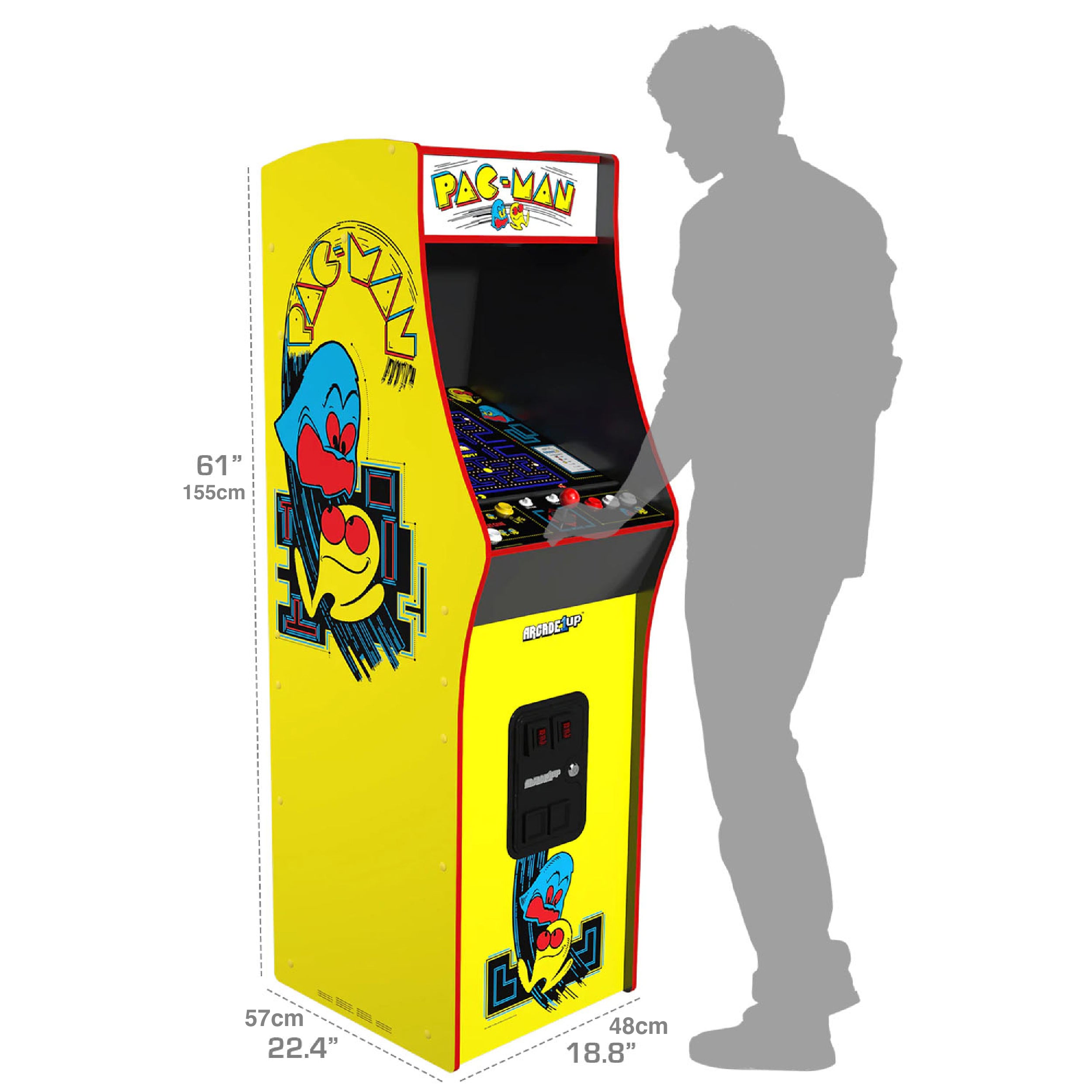 Borne Arcade1Up Pac-Man Deluxe Arcade Machine