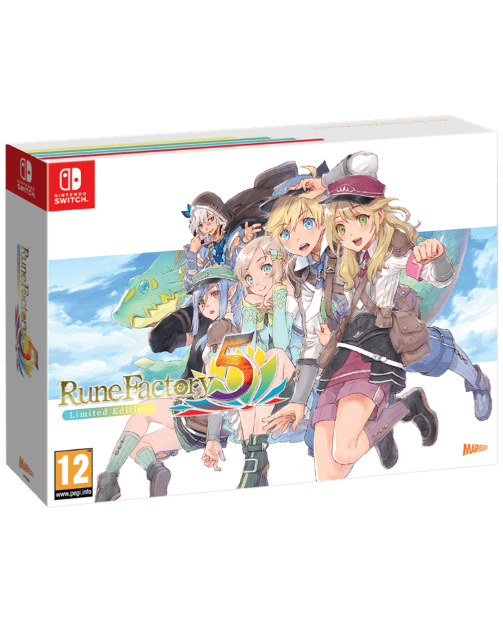 Rune Factory 5 Limited Edition Nintendo SWITCH + Plushie Offerte - Jeux Vidéo Physique - MARVELOUS - Shop Just for Games