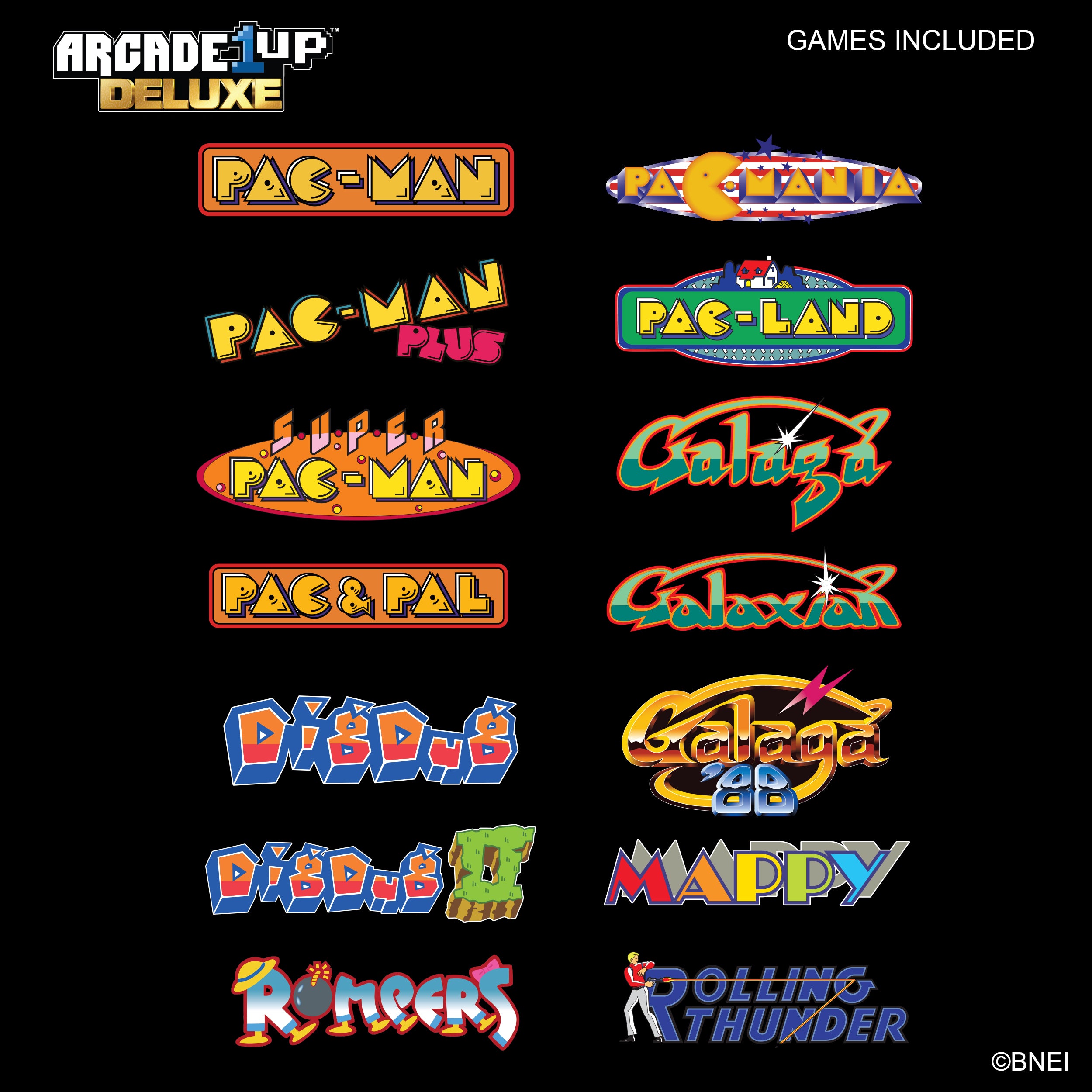 Borne Arcade1Up Pac-Man Deluxe Arcade Machine
