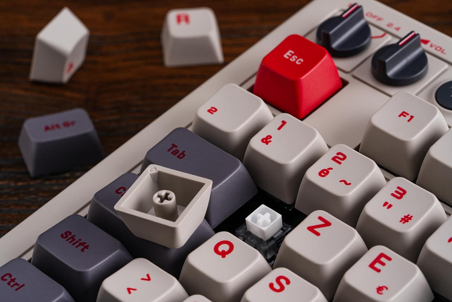 Retro Mechanical Keyboard N Edition (Clavier Azerty 87 touches) - Claviers - 8Bitdo - Shop Just for Games