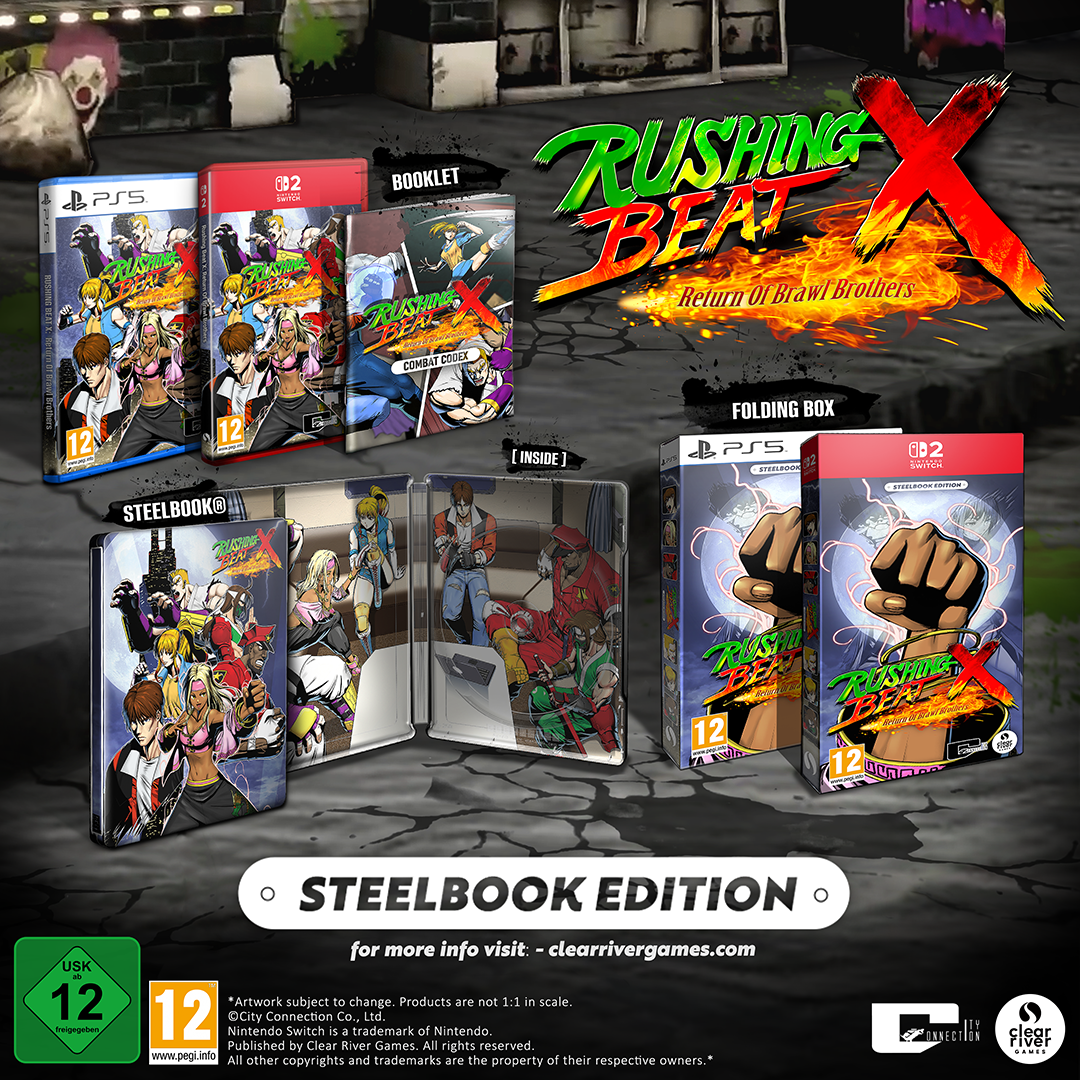 Rushing Beat X: Return of the Brawl Brothers Steelbook Edition PS5