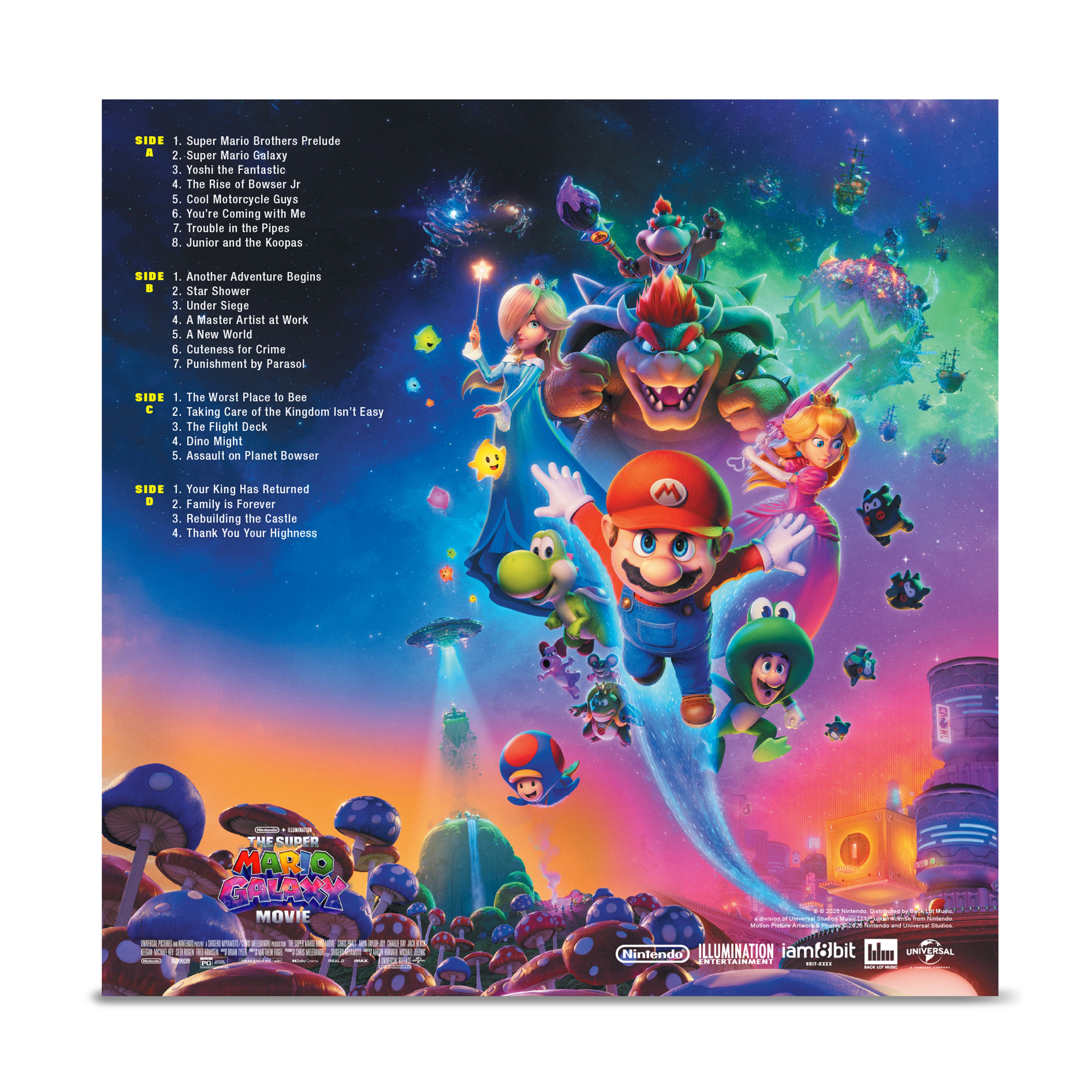 The Super Mario Galaxy Movie OST 2LP Vinyl
