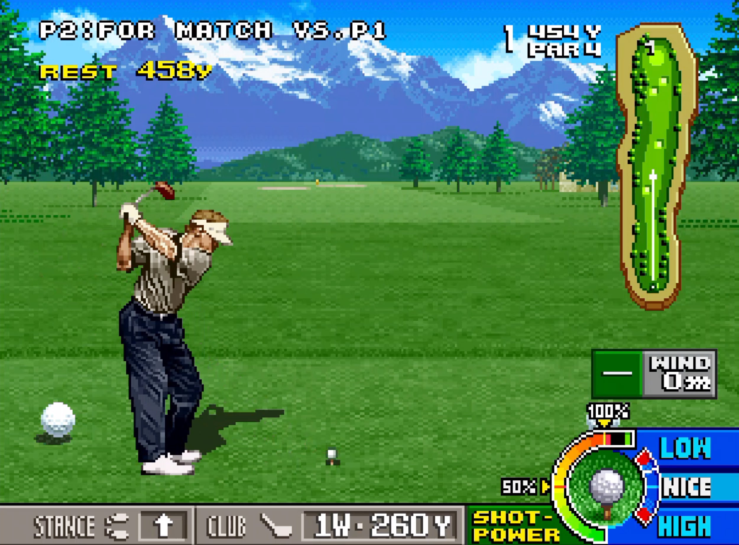 NEO GEO AES+ Cartouche de Jeu Big Tournament Golf