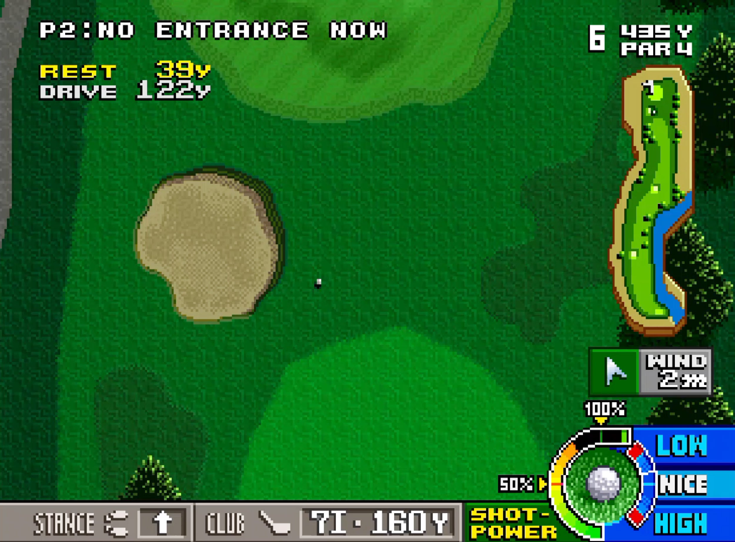 NEO GEO AES+ Cartouche de Jeu Big Tournament Golf