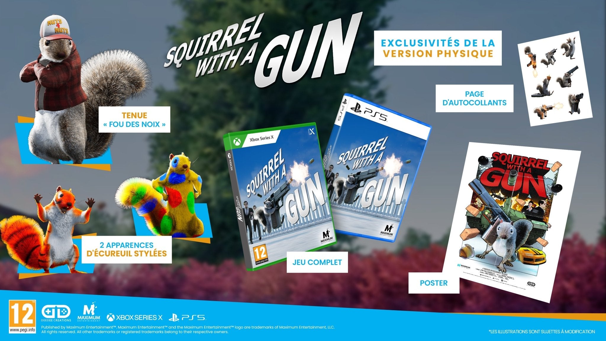 Squirrel With a Gun PS5 - Jeux Vidéo Physique - Maximum Entertainment - Shop Just for Games
