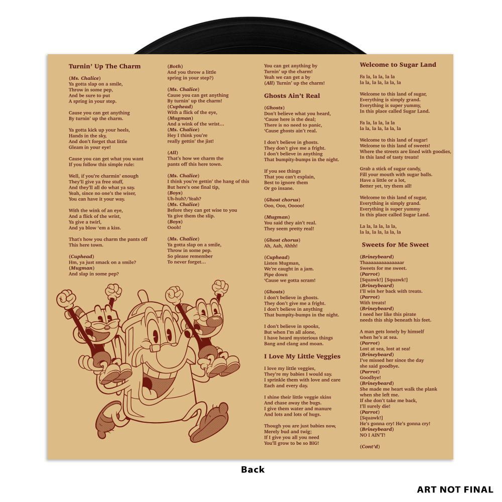 The Cuphead Show! Vinyle 2LP - Vinyles - iam8bit - Shop Just for Games