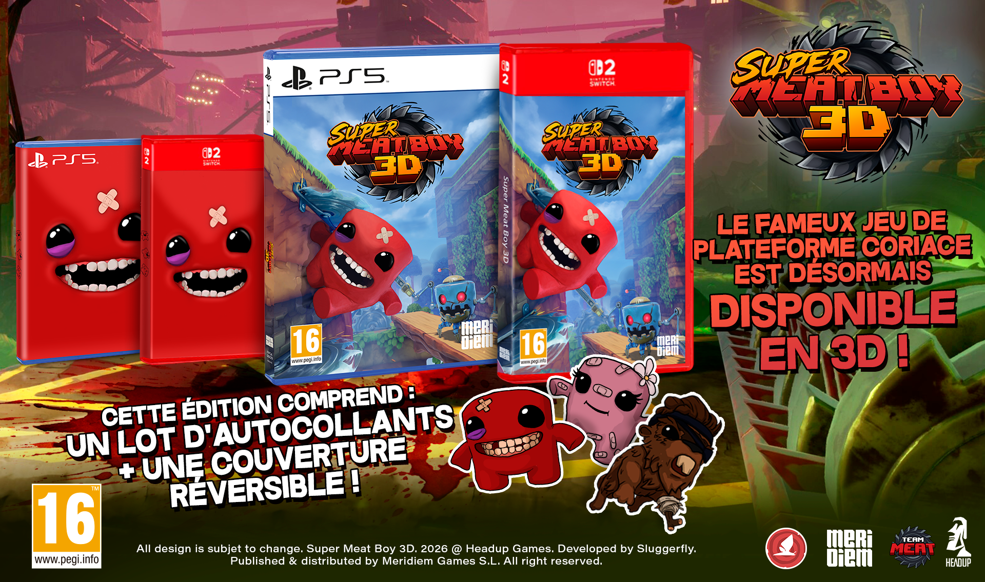 Super Meat Boy 3D PS5