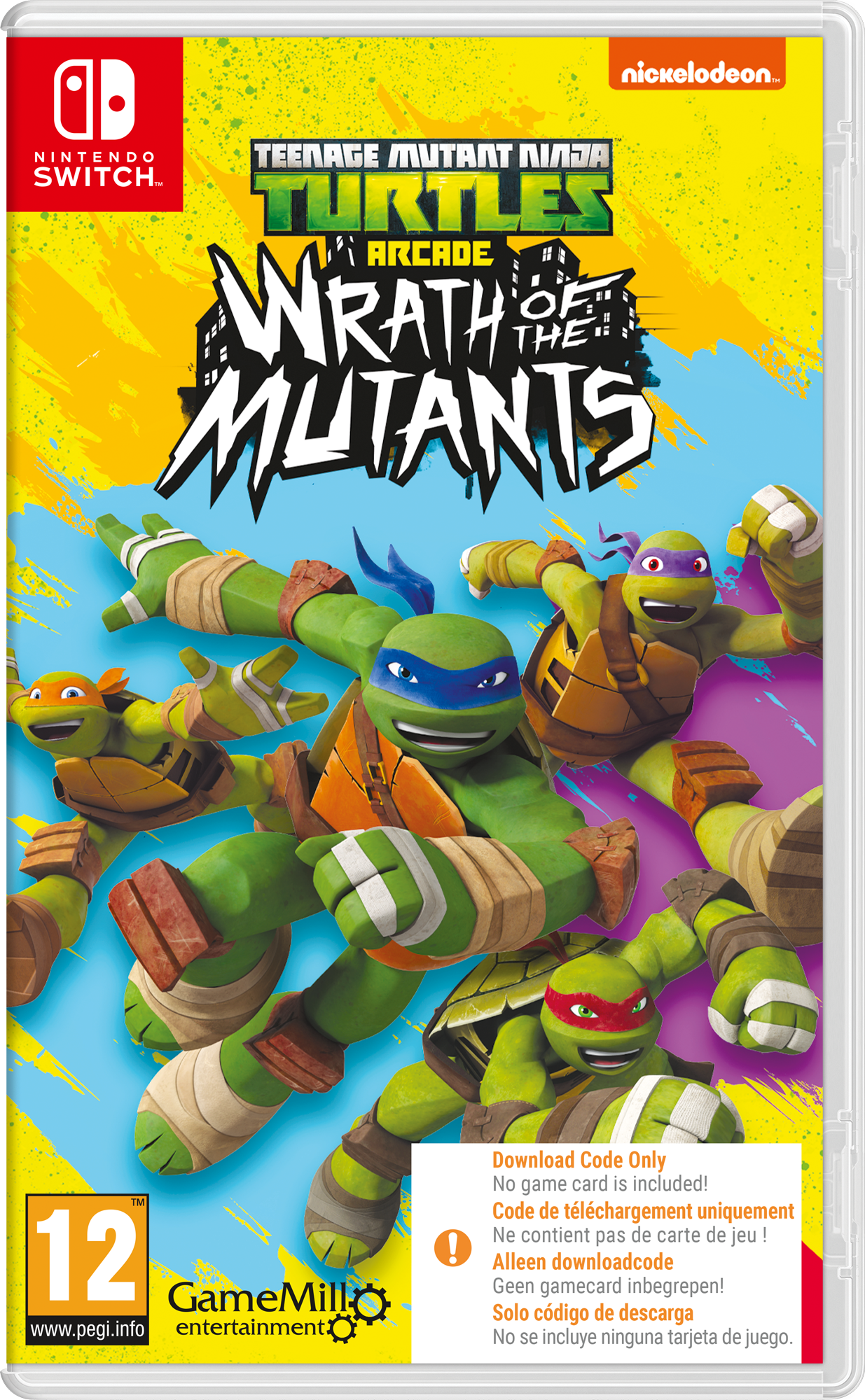Teenage Mutant Ninja Turtles Arcade Wrath of the Mutants Nintendo SWITCH (Code de téléchargement)
