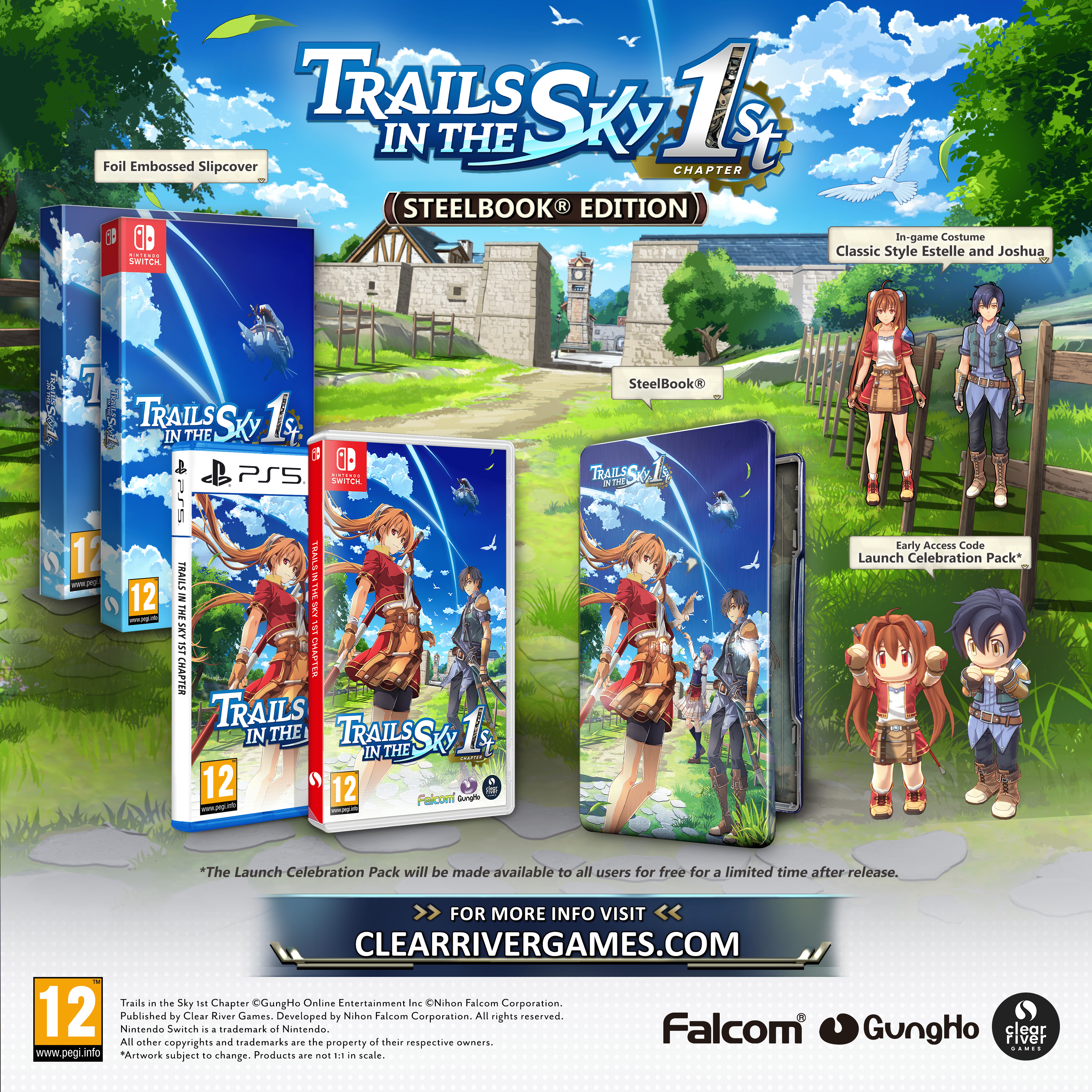 Trails in the Sky 1st Chapter SteelBook Edition SWITCH