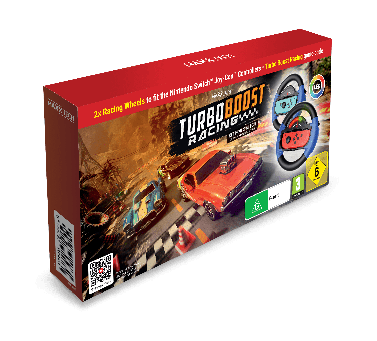 Turbo Boost Racing Kit Switch - Jeux Vidéo Physique - MAXX TECH - Shop Just for Games