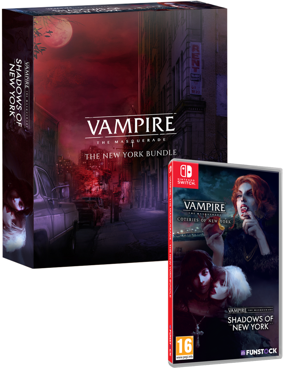 Vampire the Masquerade Coteries and Shadows of New York Collector Edition Switch JUST FOR GAMES