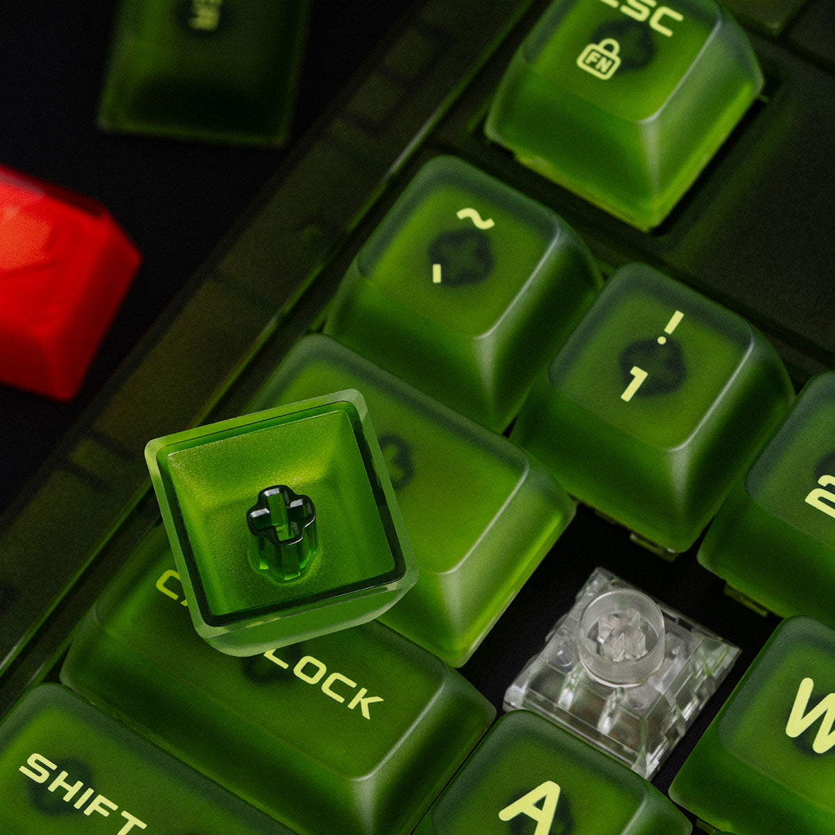 8BitDo Retro Mechanical Keyboard Xbox Edition (Clavier Qwerty 87 touches - DISPOSITION ANSI / ANSI LAYOUT)