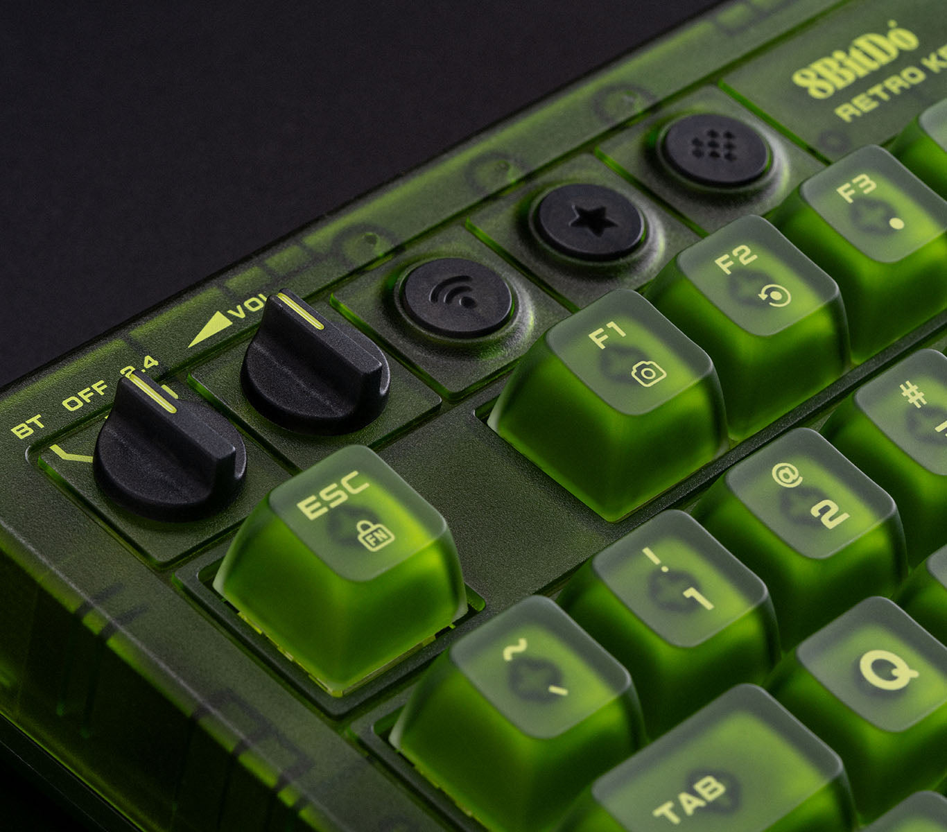 8BitDo Retro Mechanical Keyboard Xbox Edition (Clavier Qwerty 87 touches - DISPOSITION ANSI / ANSI LAYOUT)