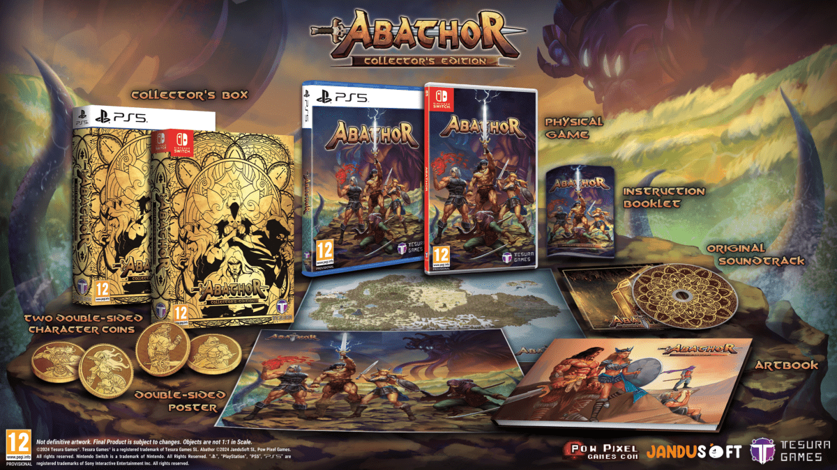 Abathor Collector's Edition Nintendo SWITCH - Jeux Vidéo Physique - TESURA - Shop Just for Games