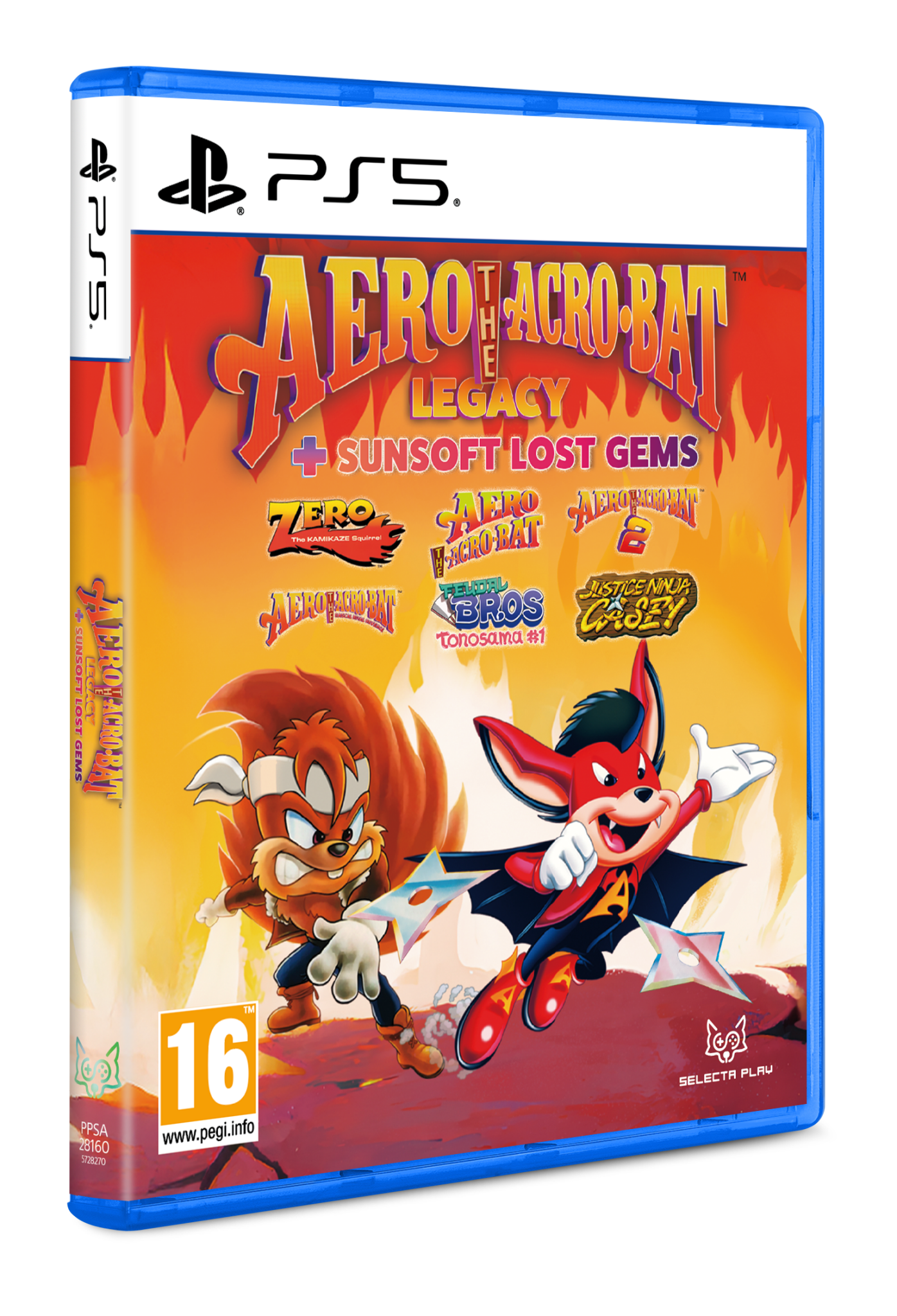 Aero The Acro - Bat Legacy + Sunsoft Lost Gems PS5 - Jeux Vidéo Physique - SELECTA PLAY - Shop Just for Games