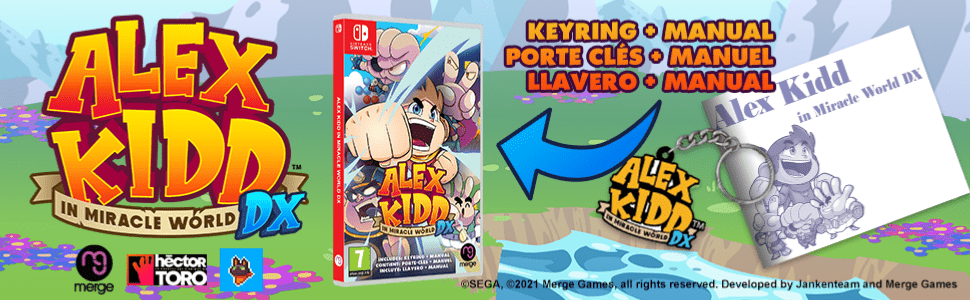 Alex Kidd in Miracle World DX Nintendo Switch - Jeux Vidéo Physique - MERGE - Shop Just for Games