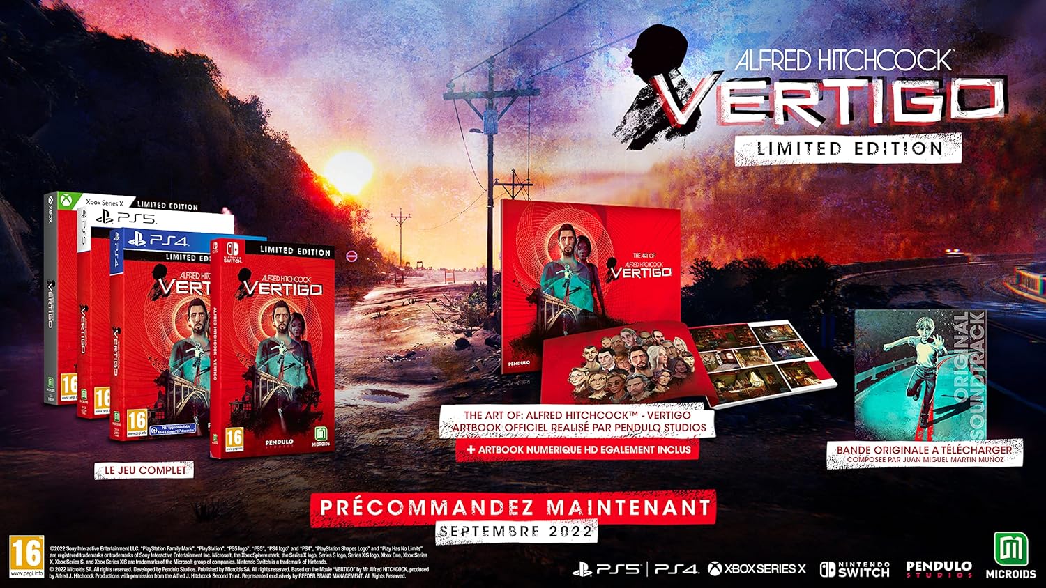 Alfred Hitchcock - Vertigo Limited Edition PS4 - Jeux Vidéo Physique - MICROIDS - Shop Just for Games