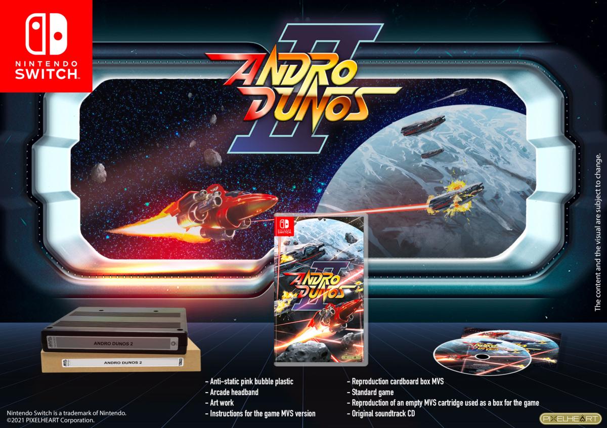 Andro Dunos 2 MVS Edition Nintendo Switch Just Limited - Jeux Vidéo Physique - PixelHeart - Shop Just for Games
