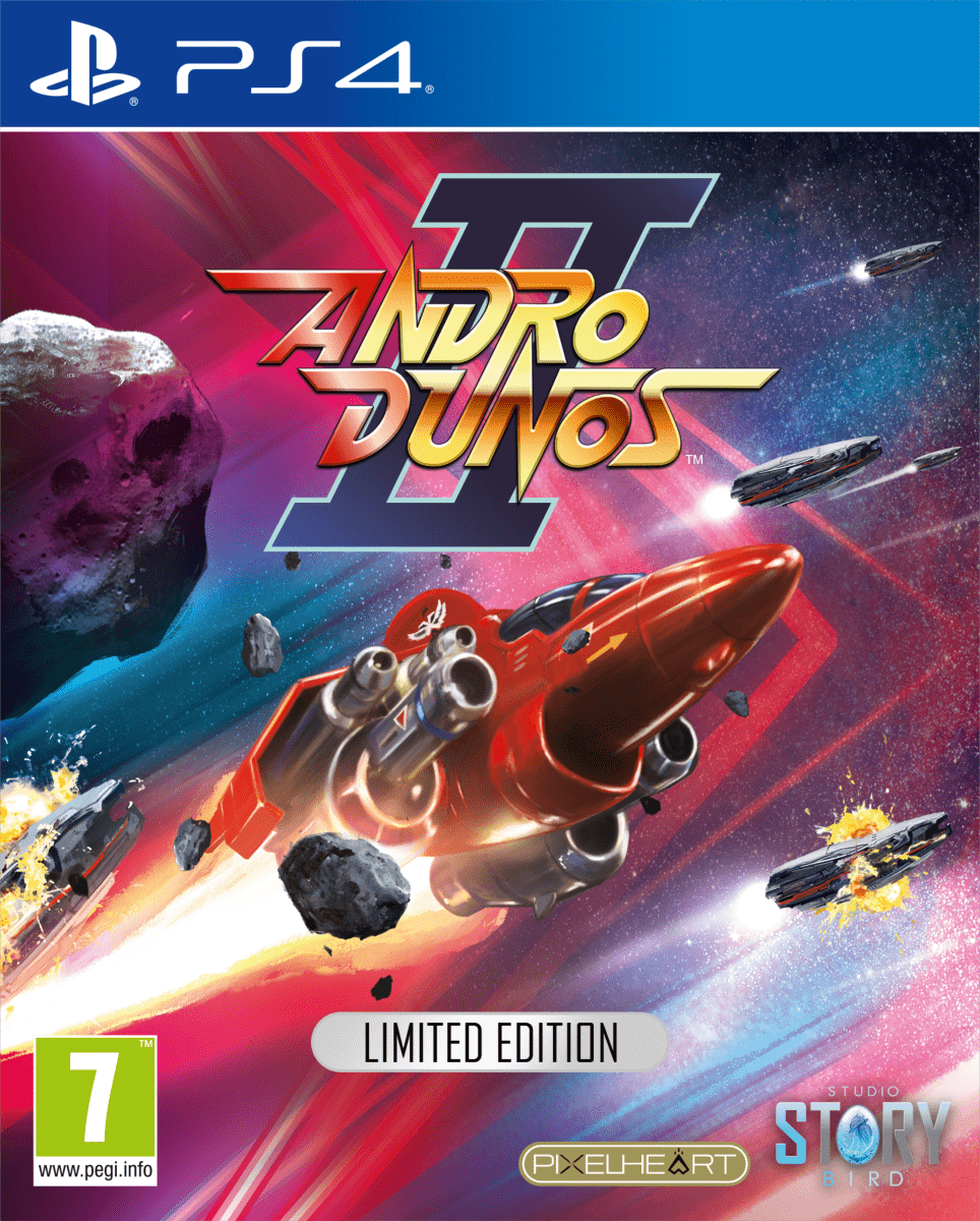 Andro Dunos 2 Steelbook PS4 Just Limited - Jeux Vidéo Physique - PixelHeart - Shop Just for Games