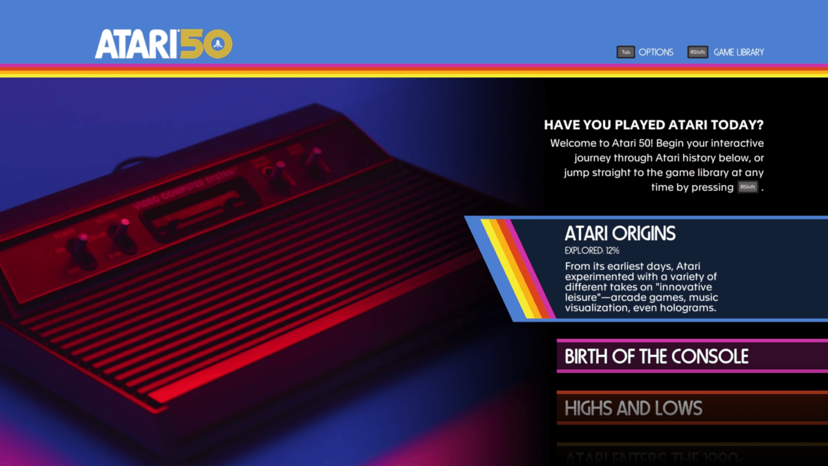 Atari 50: The Anniversary Celebration PS4 - Jeux Vidéo Physique - Atari - Shop Just for Games