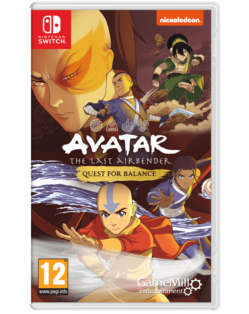 Avatar The Last Airbender Quest for Balance Nintendo SWITCH - Jeux Vidéo Physique - GAMEMILL - Shop Just for Games