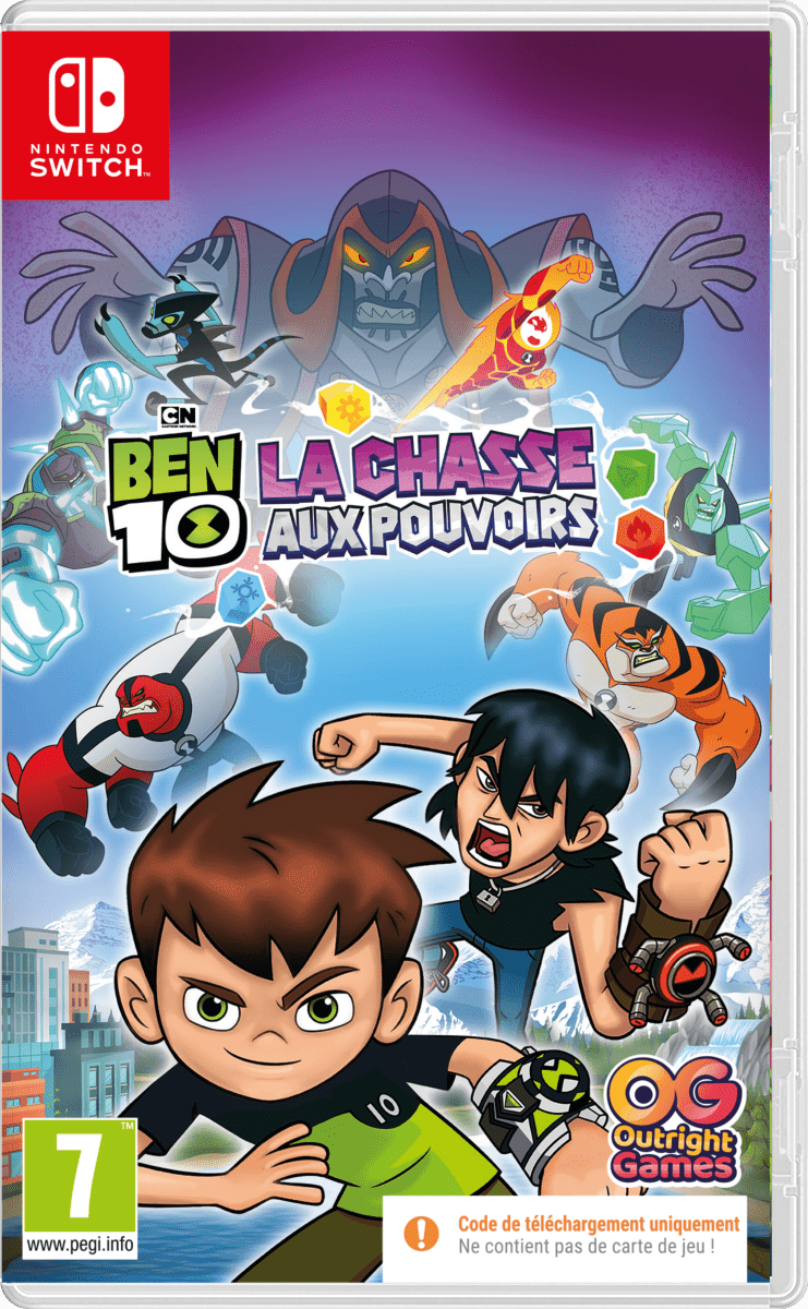 Ben 10 la Chasse aux Pouvoirs Nintendo Switch (Code de Téléchargement) - Jeux Vidéo Code de Téléchargement - Outright Games - Shop Just for Games